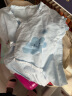 全棉时代新生婴儿睡衣春装男女满月宝宝和尚服连体衣服婴幼儿和袍 天空蓝+萌萌星空蓝（短款） 66cm（适合3-6个月） 实拍图