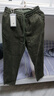 马登工装美式复古灯芯绒束脚长裤松紧腰条绒滑板锥型直筒休闲裤子男秋 军绿色 L 实拍图