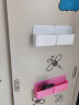 得印(befon) 磁吸笔筒 白板笔筒 黑板盒子 磁性多功能收纳盒笔盒 粉色0385 实拍图