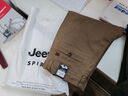 JEEP SPIRIT吉普休闲裤男商务休闲直筒简约男裤春夏微弹棉质舒适休闲裤子608B 卡其色 33 实拍图
