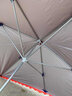 幻航遮阳伞户外摆摊太阳伞大雨伞大型防晒伞摆摊伞庭院四方伞加粗加厚 红色3.5X3六骨加粗骨架 实拍图