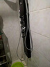 悠洁（yAUCLeAN）不锈钢淋浴屏花洒套装沐浴屏淋雨喷头挂墙式淋浴花洒龙头增压喷头 9956黑色【五种同时出水带喷枪】 实拍图