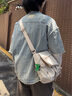 森马（Semir）斜挎包男工装背包大容量帆布包情侣邮差包105324153212 实拍图
