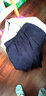 盛行风夏季中年男士纯棉短裤休闲宽松七分裤子大码外穿工装中老年爸爸装 卡其色+深蓝色 3XL 建议(160斤至180斤) 实拍图