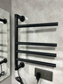 科勒（KOHLER） 安得适电热毛巾架家用黑白浴巾架智能加热发热毛巾杆烘干架中号 29354-L-7明装左下出线 实拍图