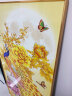 六小居玄关装饰画竖版现代简约客厅过道走廊挂画柿子图柿柿如意大气壁画 01款/万事如意 50*100CM/布艺画+ps金色框 实拍图