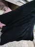 QGF 休闲短裤女潮牌高腰显瘦设计感小众阔腿五分裤学生夏季百搭裤子 黑色 3XL 实拍图