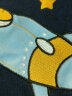 MQDMINI童装儿童毛衣男童针织背心中小童纯棉马甲 星星火箭蓝色 120  晒单实拍图