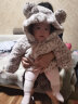 戴维贝拉（DAVE＆BELLA）冬季装女童加绒加厚保暖外套 宝宝夹棉豹纹外衣 粉色豹纹 80cm（24M(建议身高73-85cm）） 实拍图