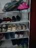 哈尔城堡简易鞋架门口鞋架家用宿舍多层鞋架子免安装工具多功能小鞋架 五层80宽【白色】 实拍图