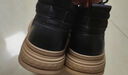 百丽复古擦色休闲鞋男厚底高帮板鞋A1332DD3 黑色绒里 42 实拍图