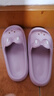 TZLDN兔子儿童拖鞋女童6-12岁夏季幼儿室内家居家防滑中大童凉拖鞋小孩 紫色 34 -35码【内长约21.5CM 儿童款】 实拍图
