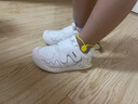 卡特兔宝宝学步鞋小K盾春季男童婴儿鞋儿童鞋1-3岁软底女童机能鞋 纯净白-皮面 27 内长16.5cm 脚长15.6-16.2 实拍图
