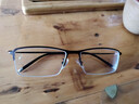 汉（Han Dynasty） 近视眼镜框男女款半框防蓝光辐射眼镜架轻盈光学配镜成品 4933 深咖色 配1.60变灰色镜片0-800度 实拍图