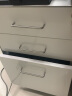 来福士活动柜文件柜矮柜办公打印机柜抽屉柜移动储物柜桌下小柜子带锁 圆弧-三抽-白色 0.8mm 实拍图