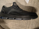 斯凯奇商务休闲皮鞋男鞋通勤简约正装鞋舒适低帮男士休闲鞋 黑色/BBK/晒图返5 41.5 实拍图
