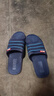 经典拖鞋舒适休闲一字拖居家情侣防滑男女凉拖鞋 蓝色 41 （偏小码建议拍大一码） 实拍图