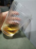皇家洛克（ROYALLOCKE）玻璃水杯家用INS风水杯加厚威士忌酒杯茶杯果汁牛奶咖啡杯 【矮款】透明色小号 透明两只(随机发货) 实拍图