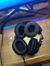 承策 适用铁三角ATH-M50X耳罩M30X M40X M20X头戴式耳机套MSR7 DSR7 S700BT WS770隔音海绵垫升级配件 【真皮款】黑色小羊皮耳套一对 实拍图