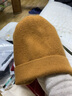 黛莎 帽子女秋冬时尚百搭韩版潮女士冬季保暖包头帽冷帽针织毛线帽 黄色（单层） 实拍图