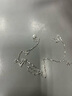 墨洋风 银项链 足银999项链男女元宝链锁骨链 银链子个性情侣项链潮人 3.1克 长45CM  粗1.2MM 999银 实拍图