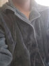 Clarkarida【加绒加厚套装】男士睡衣男冬季法兰绒秋冬款保暖家居服男可外穿 铁灰【法兰绒套装】 2XL 【140-160斤】 实拍图