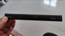 日本KOKUYO国誉多功能尺子不锈钢铝制尺测量直尺18cm半透明都市印象系列学生文具格尺划线 黑色（铝制） 晒单实拍图