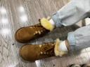 AU&MU澳洲冬季羊皮毛一体雪地靴女保暖防滑加绒棉鞋男女士大码短筒靴子 1920黑色 36 U5 晒单实拍图