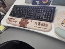 镭拓（Rantopad）TOTO 机械键盘托腕垫  鼠标护腕托 手托  幸运熊 实拍图