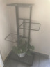 索尔诺 花架多层折叠落地室内家用阳台装饰花架铁艺客厅庭院简约多肉架 铜金花h915（5盆升级版） 实拍图