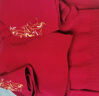 鎏英秋冬季妈妈针织衫开衫中老年女装羊毛宽松两件套外套本命年上衣服 酒红 L建议90-100斤 晒单实拍图