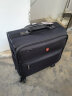 CROSSGEAR瑞士军士刀男短途旅行拉杆行李箱16吋密码商务出差小型帆布登机箱 实拍图