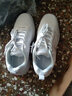 鸿星尔克女鞋运动鞋2026秋冬旗舰红星女士休闲皮网透气老爹鞋新款跑步鞋子 正白1282 【皮面加绒】 38 实拍图