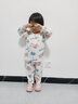 小素材儿童睡衣夏季薄款宝宝衣服套装竹纤维空调服春秋家居服男童女童 幸运小马套头蓝 90 实拍图