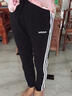 阿迪达斯（adidas）正品女裤 夏季梭织透气跑步瑜伽运动裤小脚裤休闲裤长裤女 GR3744/收脚/暗标/主图款 S 实拍图
