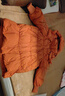 鸭鸭（YAYA）羽绒服女中长款2025冬季新款韩版极寒时尚宽松连帽收腰显瘦外套 桔色 M 【建议体重100-120斤】 实拍图