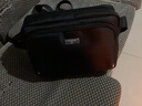 七匹狼男包单肩包男士包包斜挎包大容量多层背包男牛津布包休闲斜肩包包 黑色横款 实拍图