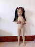 艾舞戈儿童舞蹈服女春秋保暖演出打底衣女童练功紧身打底衫隐形跳舞上衣 【高弹连脚套装 - 春秋】- 浅肉色 100 M码 高95-115cm重25-40斤 实拍图
