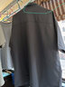 Foss Phil短袖衬衫男士夏季衬衣男潮流印花休闲外套宽松上衣FPCS2黑色2XL 实拍图