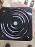 厉弗满珠加厚餐桌转盘360度万向转盘电视机书柜展柜转盘底座吧台家具 【转盘12寸1个】 实拍图