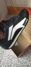 李宁男鞋运动休闲鞋男夏季经典赛车鞋板鞋运动鞋慢跑鞋 黑/米白 41.5 (内长260) 实拍图