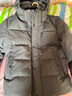 雅鹿中老年羽绒服男2024冬季新款加厚可拆卸连帽爸爸冬装老人衣服外套 藏青色 L (175) 实拍图