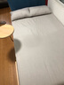 竹思乐沙发床可折叠两用单人多功能日式布艺懒人沙发午休午睡折叠床 1.2M乳胶米白棉麻 实拍图