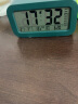 康巴丝（Compas）多功能电子闹钟 背光电子时钟 学生儿童闹钟 801 充电款墨绿色 实拍图