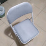 星恺椅子折叠椅凳子电脑椅子靠背餐椅学习椅办公椅 XK1022灰色网布 实拍图