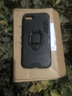 古芬 适用苹果7/8plus手机壳 iPhone8/7/6s/6 plus保护套硅胶铠 自带磁吸支架 【炫酷黑】+全屏钢化膜 苹果7/8 实拍图