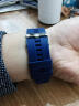 手表配件 适配华米1/2/2s华米AMAZFIT 2代硅胶表带 GTS/GTR手表带 20 22mm HW-J11蓝色钢扣 22mm 实拍图