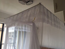 圣安贝（ShenAnBei） 圣安贝 蚊帐不锈钢加厚30MM粗管伸缩1.8m三开门免打墙 白色三开门25mm管 200cm*120cm*220cm 长宽高 实拍图