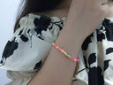 倾爱925银生日五彩绳手链手工编织好运手绳送闺蜜女友生日礼物 好运五彩手链女款 实拍图