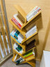 竹庭 实木书架落地简易书架置物架学生书架客厅小书架创意多层书架 弯曲三层树形书架 实拍图